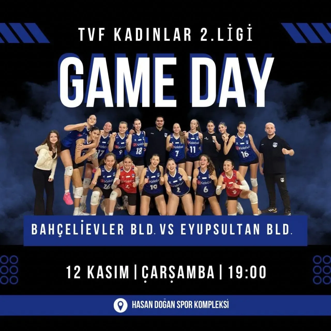 Bahçelievler Belediye Spor, TVF Kadınlar 2. Ligi'nde Eyüpsultan Karşısında Sahne Alacak Bahçelievler Belediye Spor, TVF Kadınlar 2. Ligi'nde Eyüpsultan Karşısında Sahne Alacak