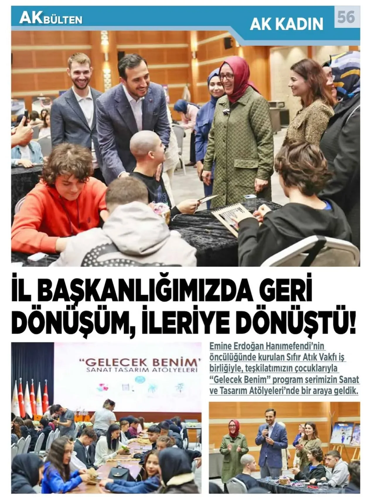 Ümraniyeli Kadınlar Atıkları Sanat Eserine Dönüştürdü Ümraniyeli Kadınlar Atıkları Sanat Eserine Dönüştürdü