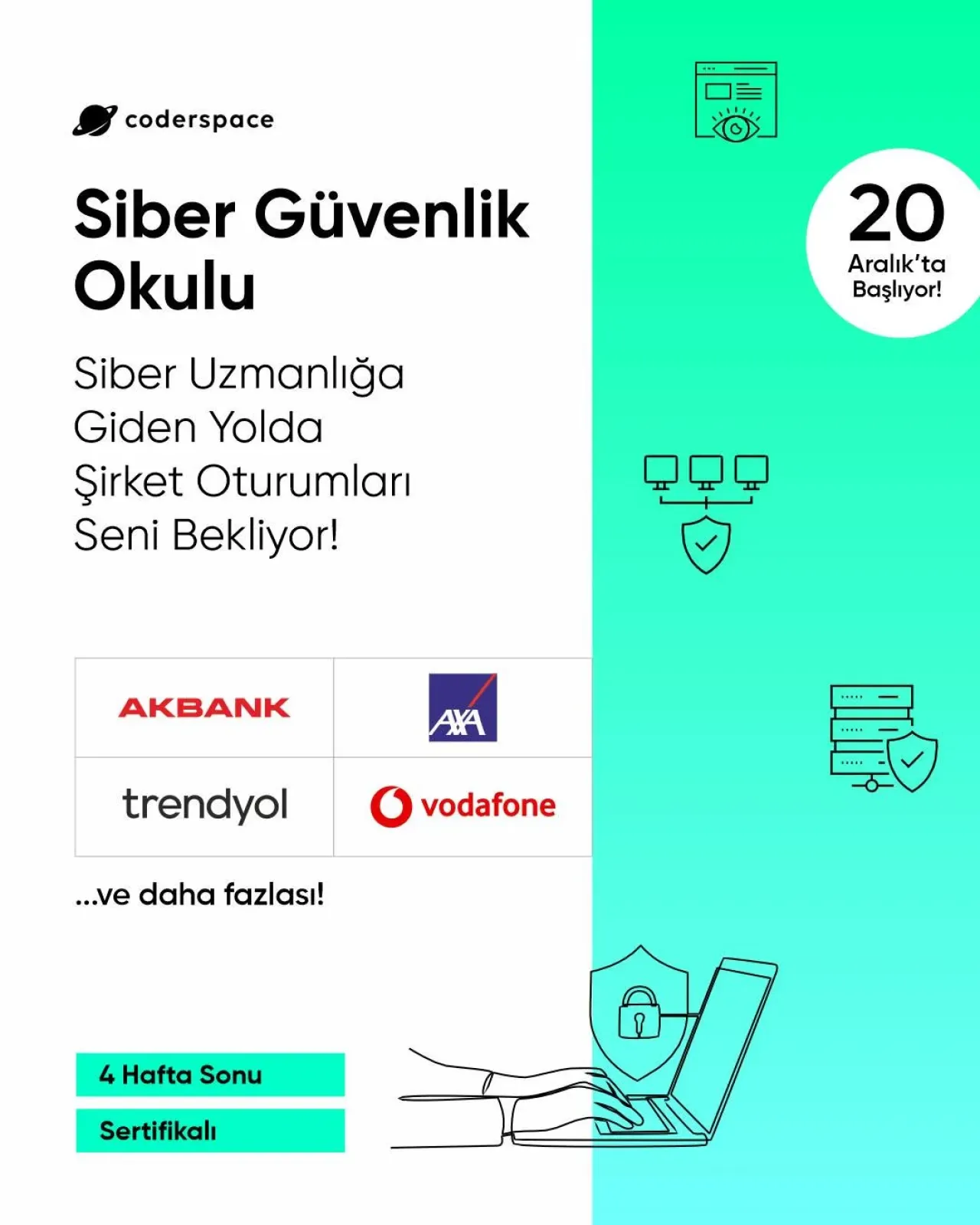 Büyük Şirketlerden Siber Güvenlik Okulu: Kariyer Fırsatı ve Eğitim Desteği Büyük Şirketlerden Siber Güvenlik Okulu: Kariyer Fırsatı ve Eğitim Desteği