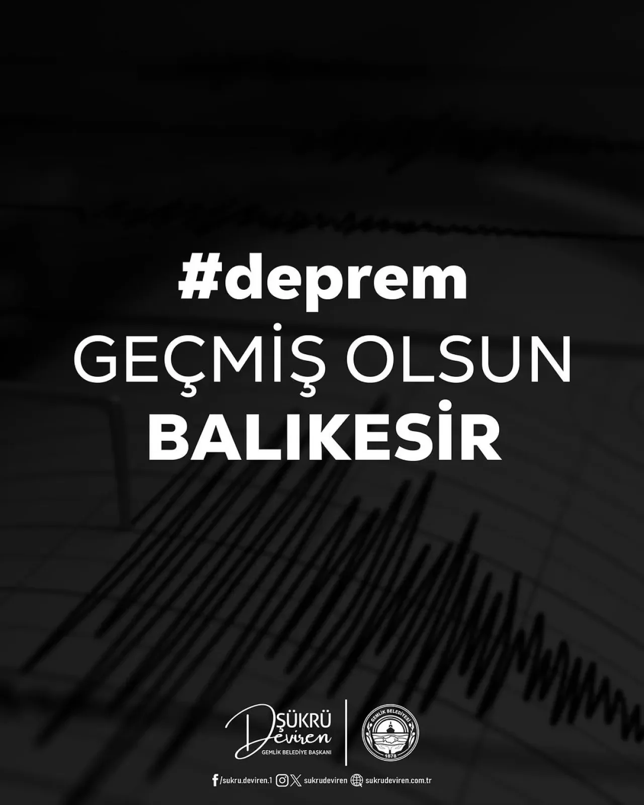 Gemlik Belediyesi'nden Sındırgı Depremi İle İlgili Geçmiş Olsun Mesajı Gemlik Belediyesi'nden Sındırgı Depremi İle İlgili Geçmiş Olsun Mesajı