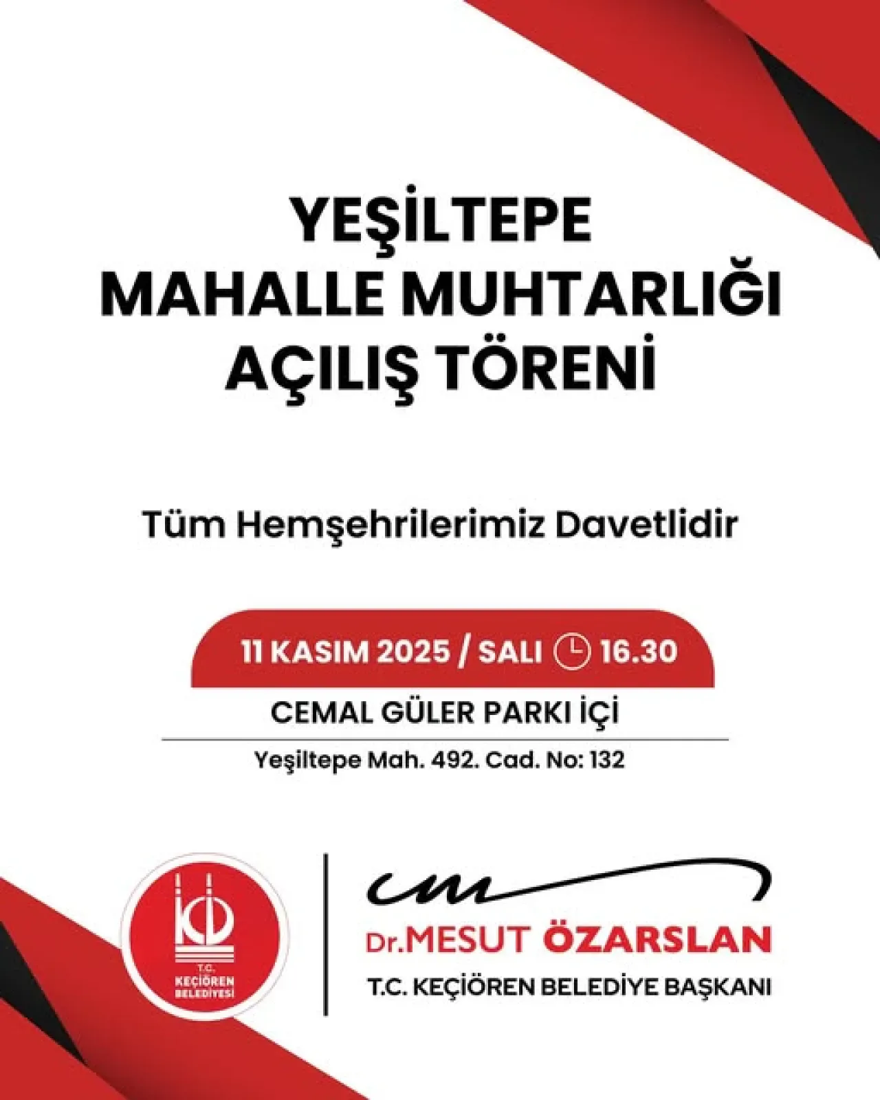 Keçiören'de Yeşiltepe Mahalle Muhtarlığı Yeni Binasında Hizmete Hazır Keçiören'de Yeşiltepe Mahalle Muhtarlığı Yeni Binasında Hizmete Hazır
