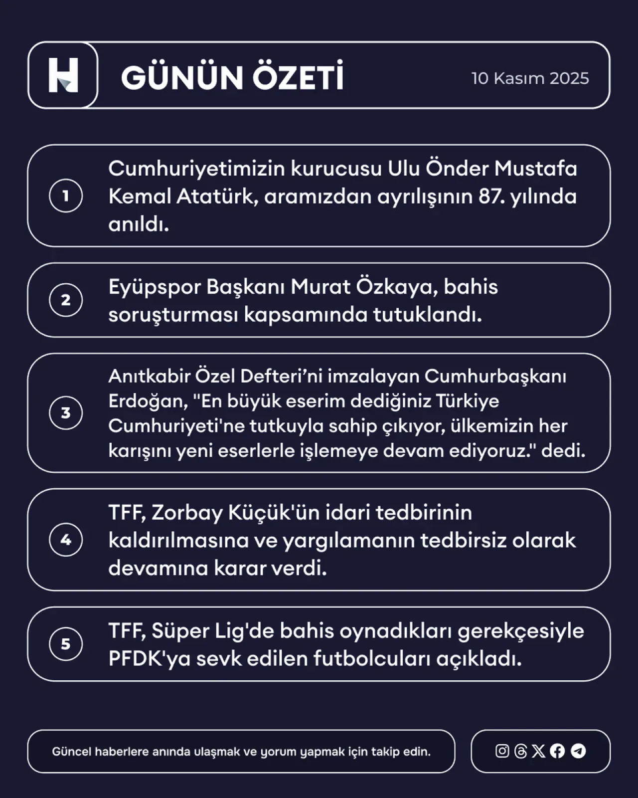 Türkiye Gündemi: 10 Kasım 2025'te Öne Çıkan Başlıklar Türkiye Gündemi: 10 Kasım 2025'te Öne Çıkan Başlıklar