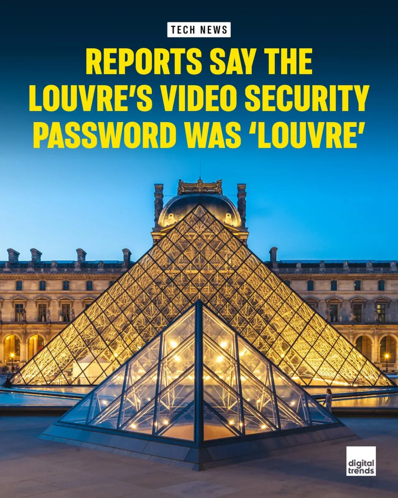 Louvre Müzesi'nin Güvenlik Sistemi Şifresi "Louvre" Çıktı Louvre Müzesi'nin Güvenlik Sistemi Şifresi "Louvre" Çıktı