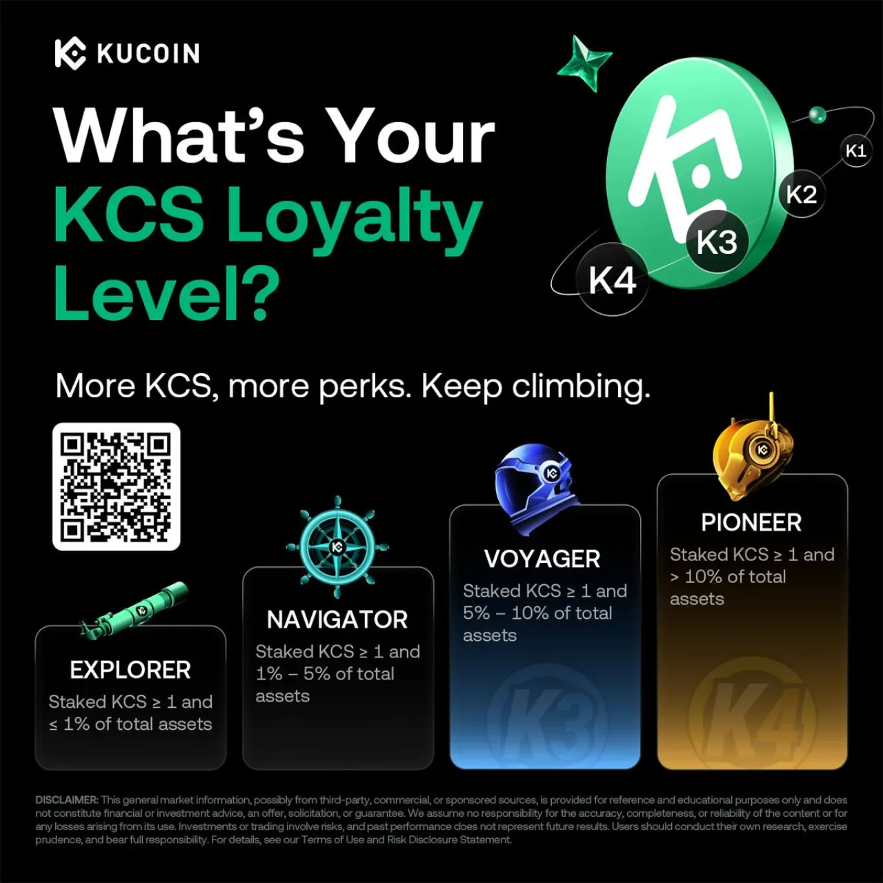 KCS Loyalty Seviyesi Yükseldikçe Kazançlar Artıyor KCS Loyalty Seviyesi Yükseldikçe Kazançlar Artıyor