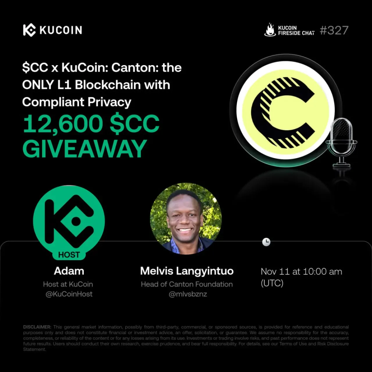 KuCoin, Kullanıcılarına 12.600 CC Ödüllü Canton Network Etkinliği Düzenliyor KuCoin, Kullanıcılarına 12.600 CC Ödüllü Canton Network Etkinliği Düzenliyor