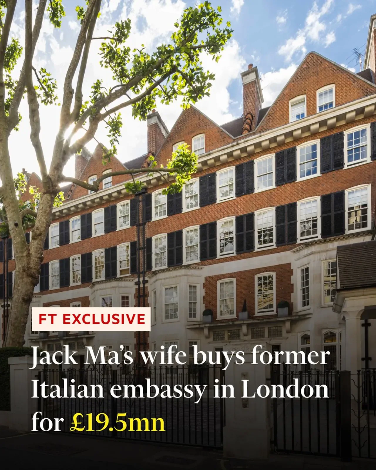 Alibaba Ortağı Cathy Ying Zhang'ın Londra'da Lüks Mülk Yatırımı Alibaba Ortağı Cathy Ying Zhang'ın Londra'da Lüks Mülk Yatırımı