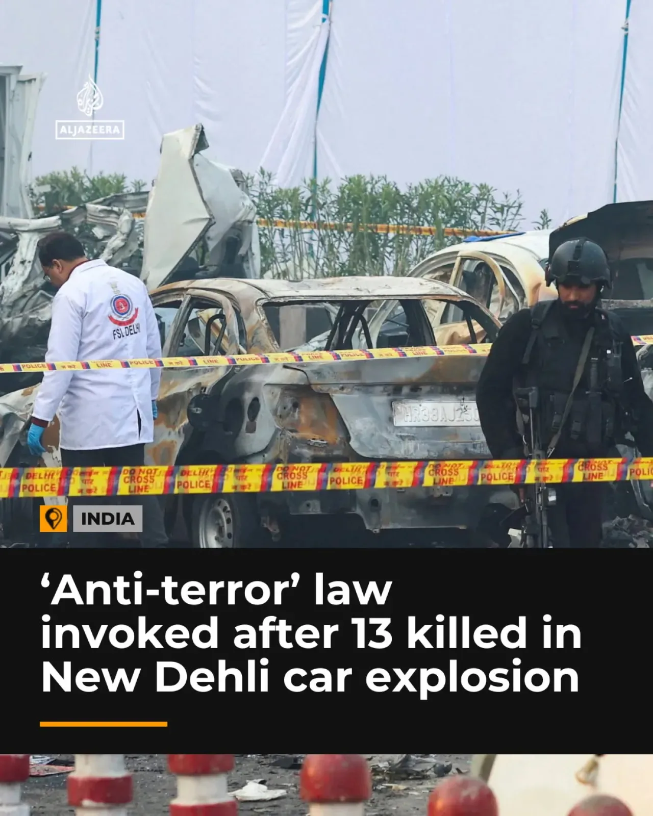 Yeni Delhi'deki Kızıl Kale Yakınında Araç Patlaması: 13 Ölü Yeni Delhi'deki Kızıl Kale Yakınında Araç Patlaması: 13 Ölü