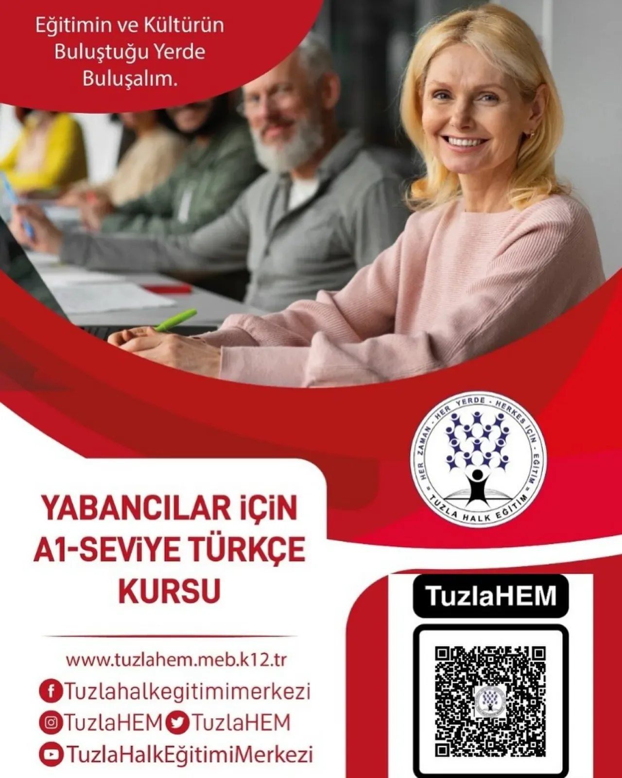 Tuzla Halk Eğitimi Merkezi Yabancılar İçin Türkçe Kursu ve Eğitimlere Başvuruları Başlattı Tuzla Halk Eğitimi Merkezi Yabancılar İçin Türkçe Kursu ve Eğitimlere Başvuruları Başlattı