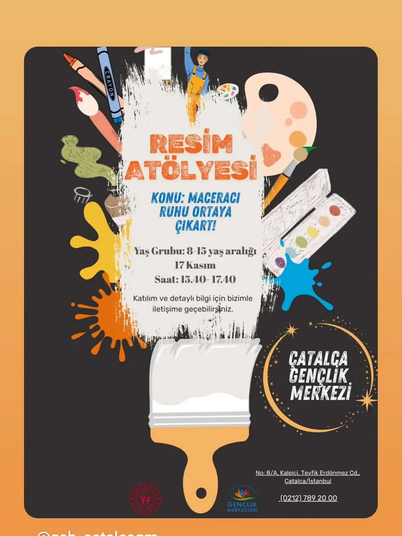 Çatalca Gençlik Merkezi'nde Resim Eğitimi Kayıtları Başladı Çatalca Gençlik Merkezi'nde Resim Eğitimi Kayıtları Başladı