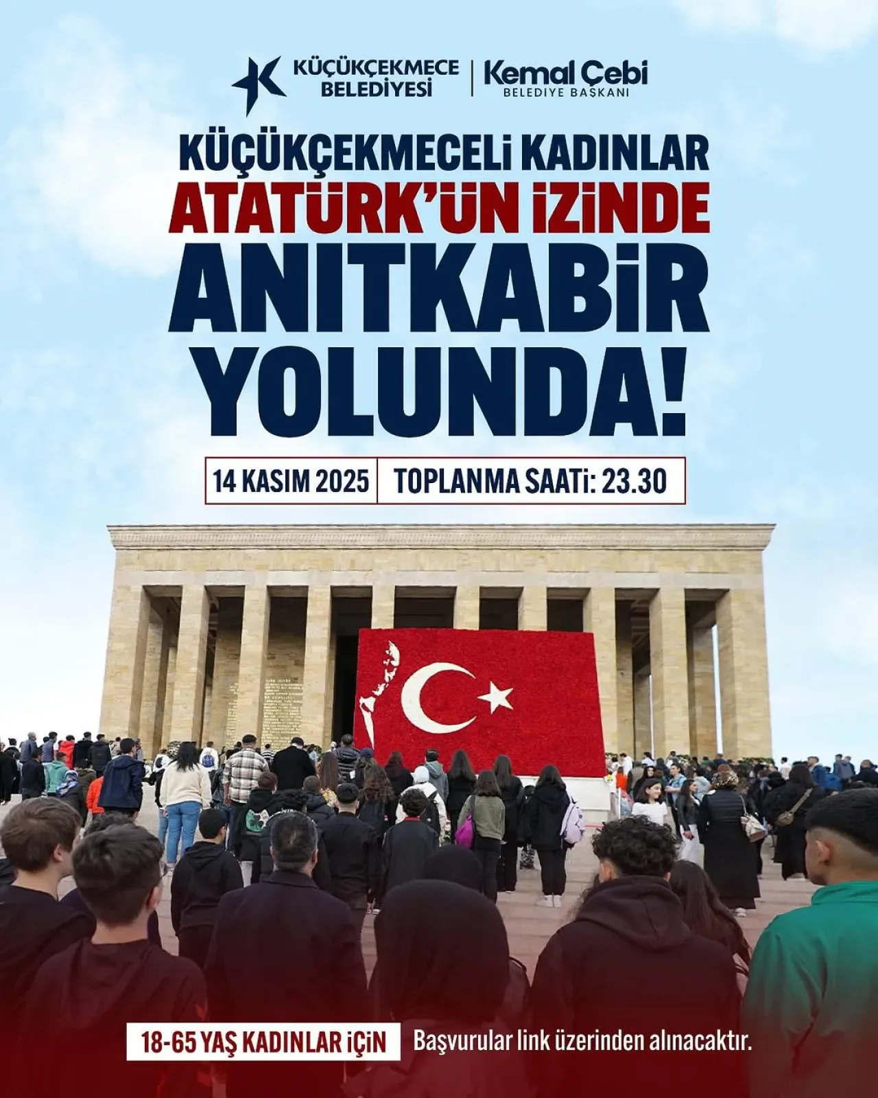Küçükçekmece Belediyesi'nden Kadınlara Özel Anıtkabir Ziyareti Küçükçekmece Belediyesi'nden Kadınlara Özel Anıtkabir Ziyareti