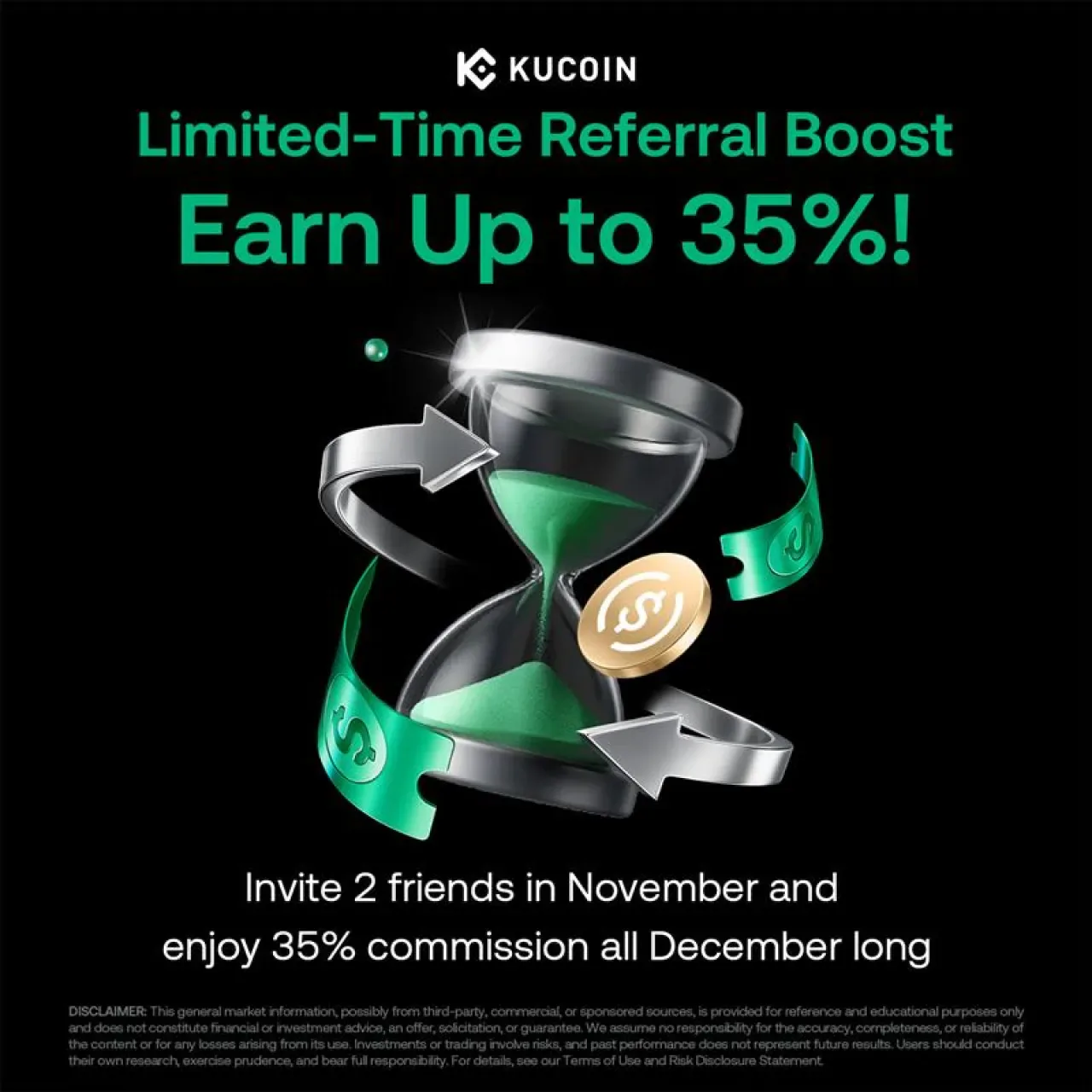 KuCoin Aralık Ayında Yüksek Komisyon Kazanma Fırsatı Sunuyor KuCoin Aralık Ayında Yüksek Komisyon Kazanma Fırsatı Sunuyor