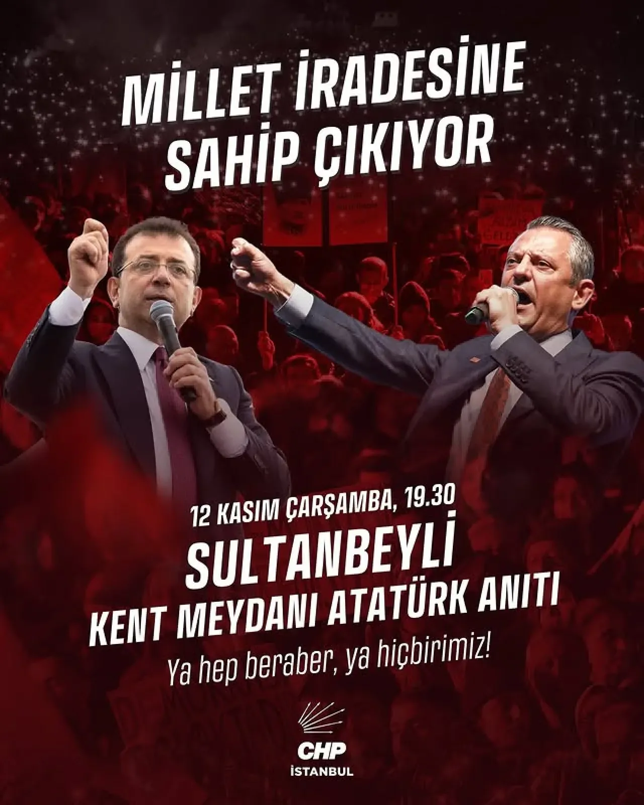 İmamoğlu, Sultanbeyli'de Halkla Buluşuyor İmamoğlu, Sultanbeyli'de Halkla Buluşuyor