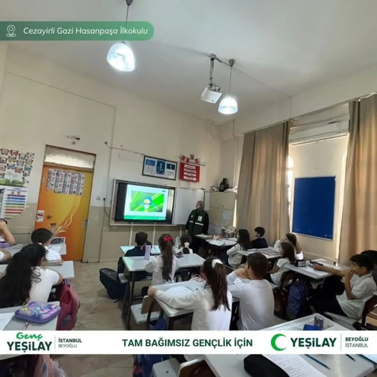 Yeşilay Beyoğlu, İlkokul Öğrencilerine Bağımsızlık ve Sağlıklı Yaşam Eğitimi Verdi Yeşilay Beyoğlu, İlkokul Öğrencilerine Bağımsızlık ve Sağlıklı Yaşam Eğitimi Verdi