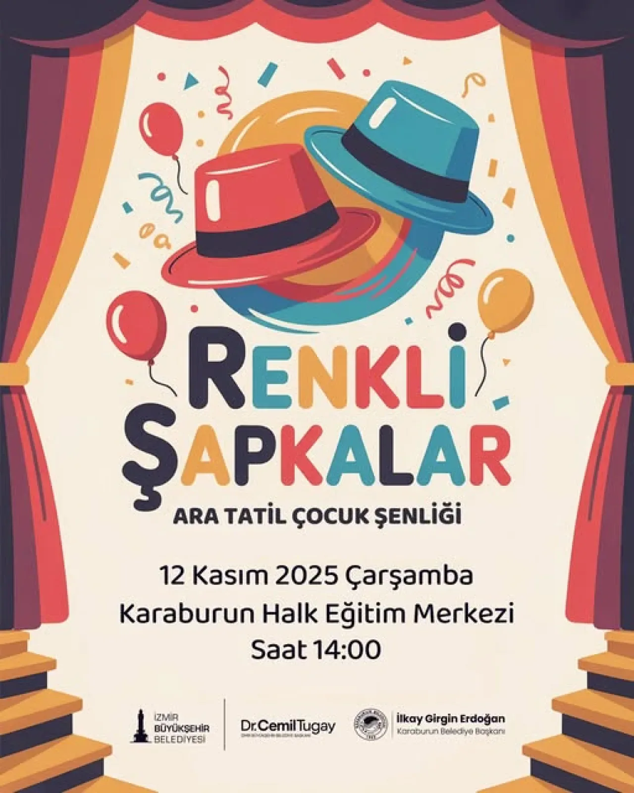 Karaburun'da Çocuklar İçin Renkli Tiyatro Şöleni Karaburun'da Çocuklar İçin Renkli Tiyatro Şöleni