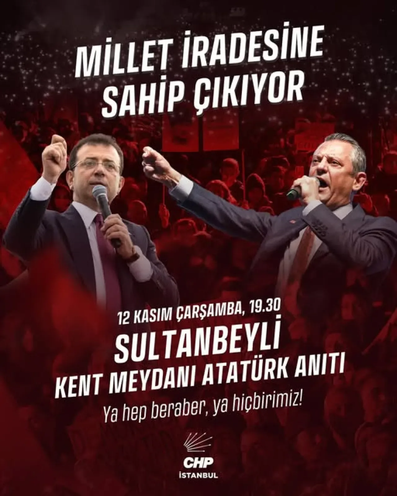 CHP'li Özgür Özel, Sultanbeyli'de "Siyasi Tutsaklar" İçin Miting Düzenleyecek CHP'li Özgür Özel, Sultanbeyli'de "Siyasi Tutsaklar" İçin Miting Düzenleyecek