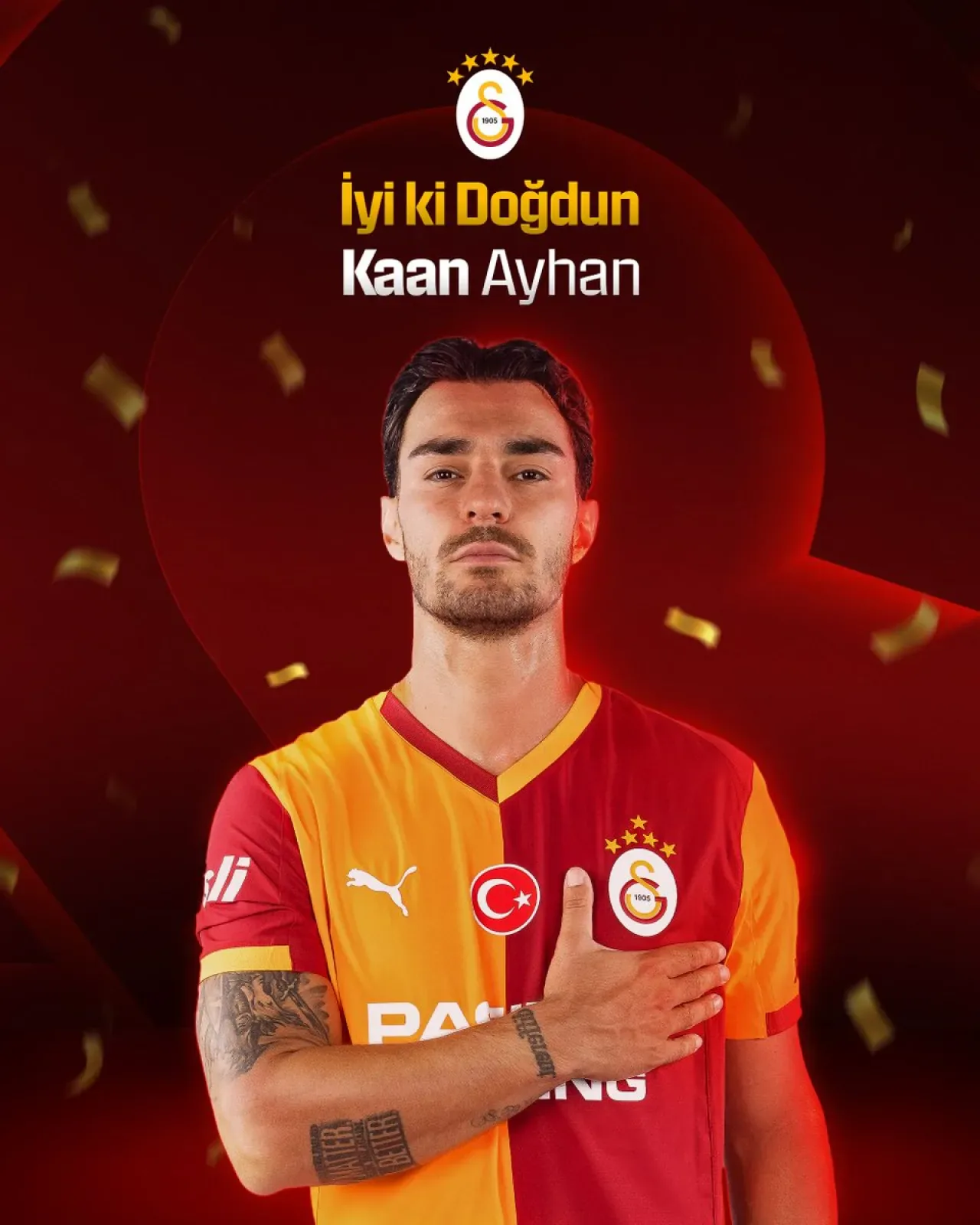 Galatasaray, Kaan Ayhan'ın Doğum Gününü Kutladı Galatasaray, Kaan Ayhan'ın Doğum Gününü Kutladı