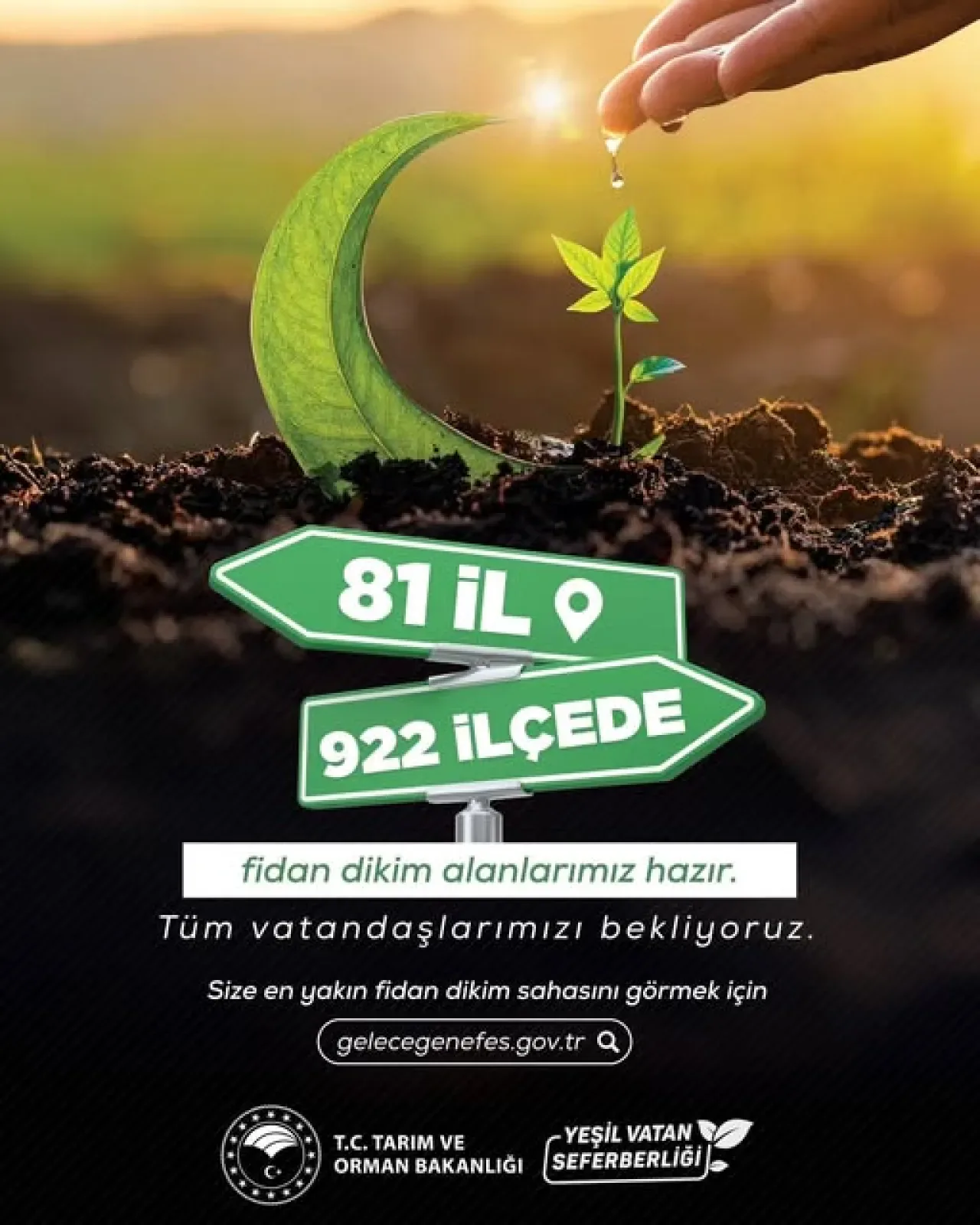 Bursa Karacabey'de 11 Kasım'da Yeşil Vatan Seferberliği Başlıyor Bursa Karacabey'de 11 Kasım'da Yeşil Vatan Seferberliği Başlıyor
