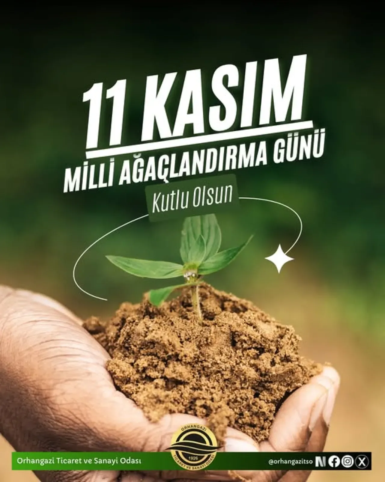 Orhangazi'de 11 Kasım Milli Ağaçlandırma Günü Coşkuyla Kutlandı Orhangazi'de 11 Kasım Milli Ağaçlandırma Günü Coşkuyla Kutlandı