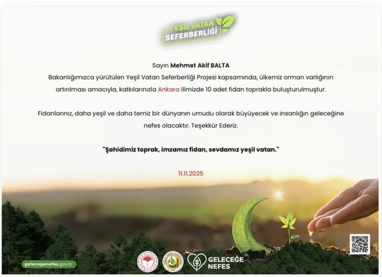 Ankara'da Geleceğe Nefes: DSİ 5. Bölge Müdürlüğü Fidan Dikti Ankara'da Geleceğe Nefes: DSİ 5. Bölge Müdürlüğü Fidan Dikti