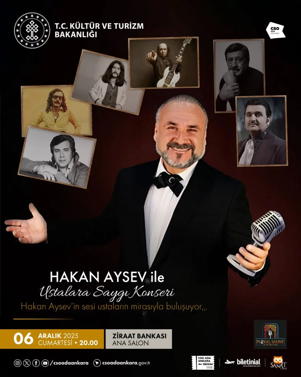 Hakan Aysev, Ankara'da "Ustaların Mirasıyla Buluşma" Konseri Verecek Hakan Aysev, Ankara'da "Ustaların Mirasıyla Buluşma" Konseri Verecek