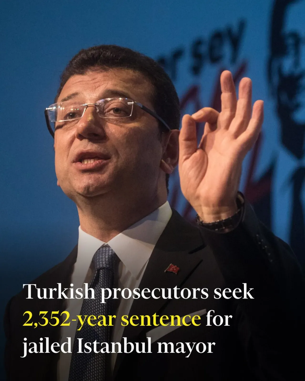 İstanbul Büyükşehir Belediye Başkanı Ekrem İmamoğlu'na 2.352 Yıl Hapis Cezası İsteniyor İstanbul Büyükşehir Belediye Başkanı Ekrem İmamoğlu'na 2.352 Yıl Hapis Cezası İsteniyor