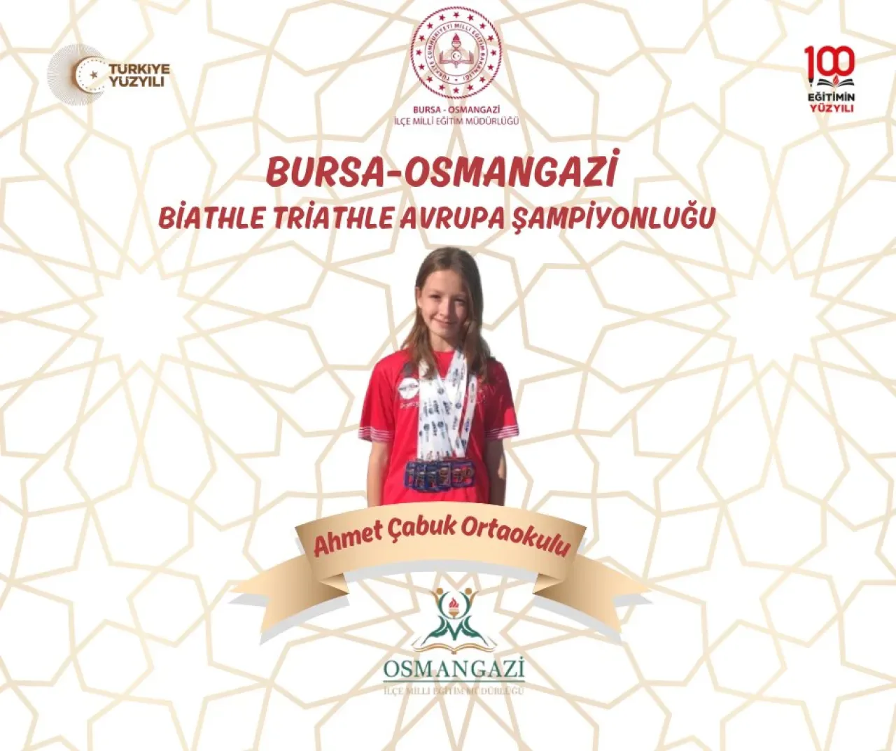 Bursalı Genç Sporcu Ahmet Çabuk, Biathle Triathle'da Avrupa Şampiyonu Oldu Bursalı Genç Sporcu Ahmet Çabuk, Biathle Triathle'da Avrupa Şampiyonu Oldu