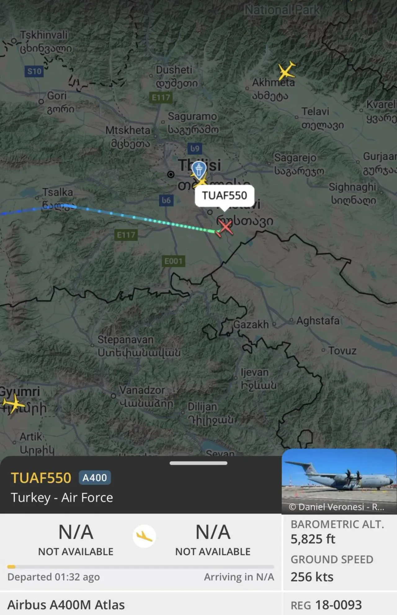 Türk Hava Kuvvetleri A400M Uçağı, Gürcistan'daki Enkaz Bölgesine Yardım için Tiflis'e İndi Türk Hava Kuvvetleri A400M Uçağı, Gürcistan'daki Enkaz Bölgesine Yardım için Tiflis'e İndi