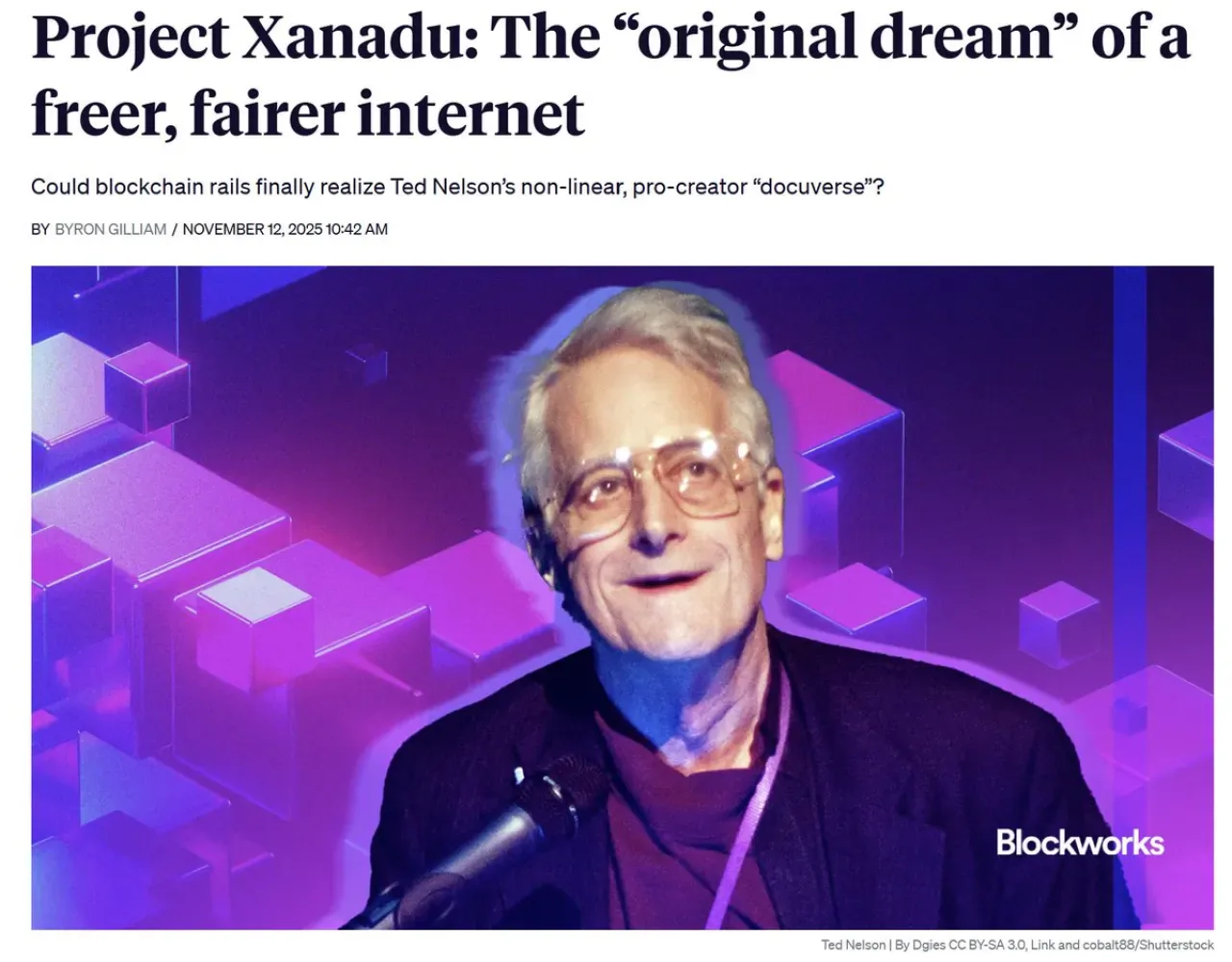 Web3 Teknolojisi, Ted Nelson'ın 1960'larda Hayal Ettiği "Docuverse" Vizyonunu Gerçekleştirebilir mi? Web3 Teknolojisi, Ted Nelson'ın 1960'larda Hayal Ettiği "Docuverse" Vizyonunu Gerçekleştirebilir mi?