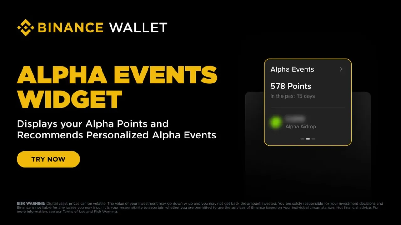 Binance, Kullanıcılarına Kişiselleştirilmiş Alpha Etkinlikleri Sunuyor Binance, Kullanıcılarına Kişiselleştirilmiş Alpha Etkinlikleri Sunuyor