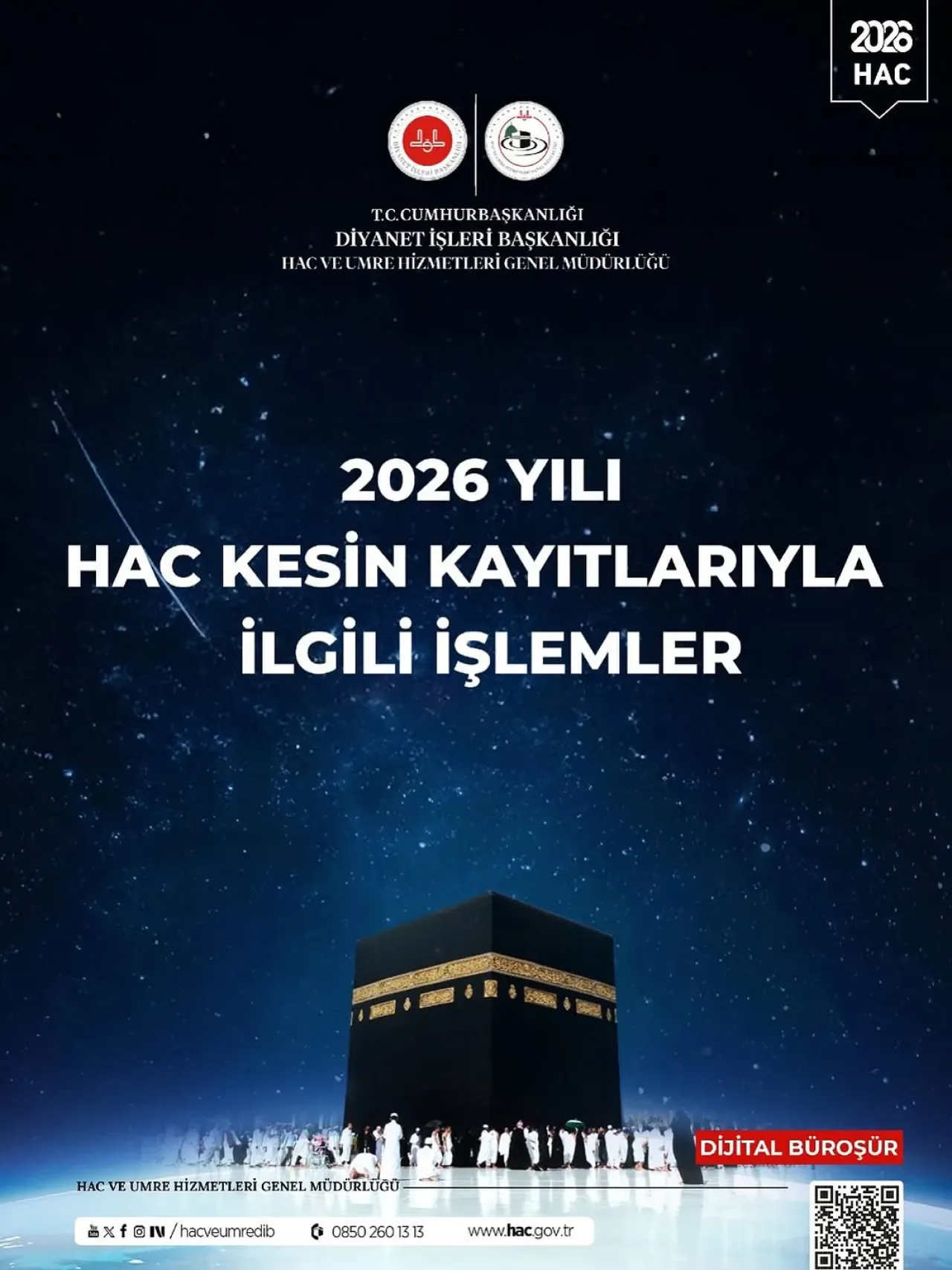 2026 Yılı Hac Kayıtları İçin Son Başvuru Tarihi Açıklandı 2026 Yılı Hac Kayıtları İçin Son Başvuru Tarihi Açıklandı
