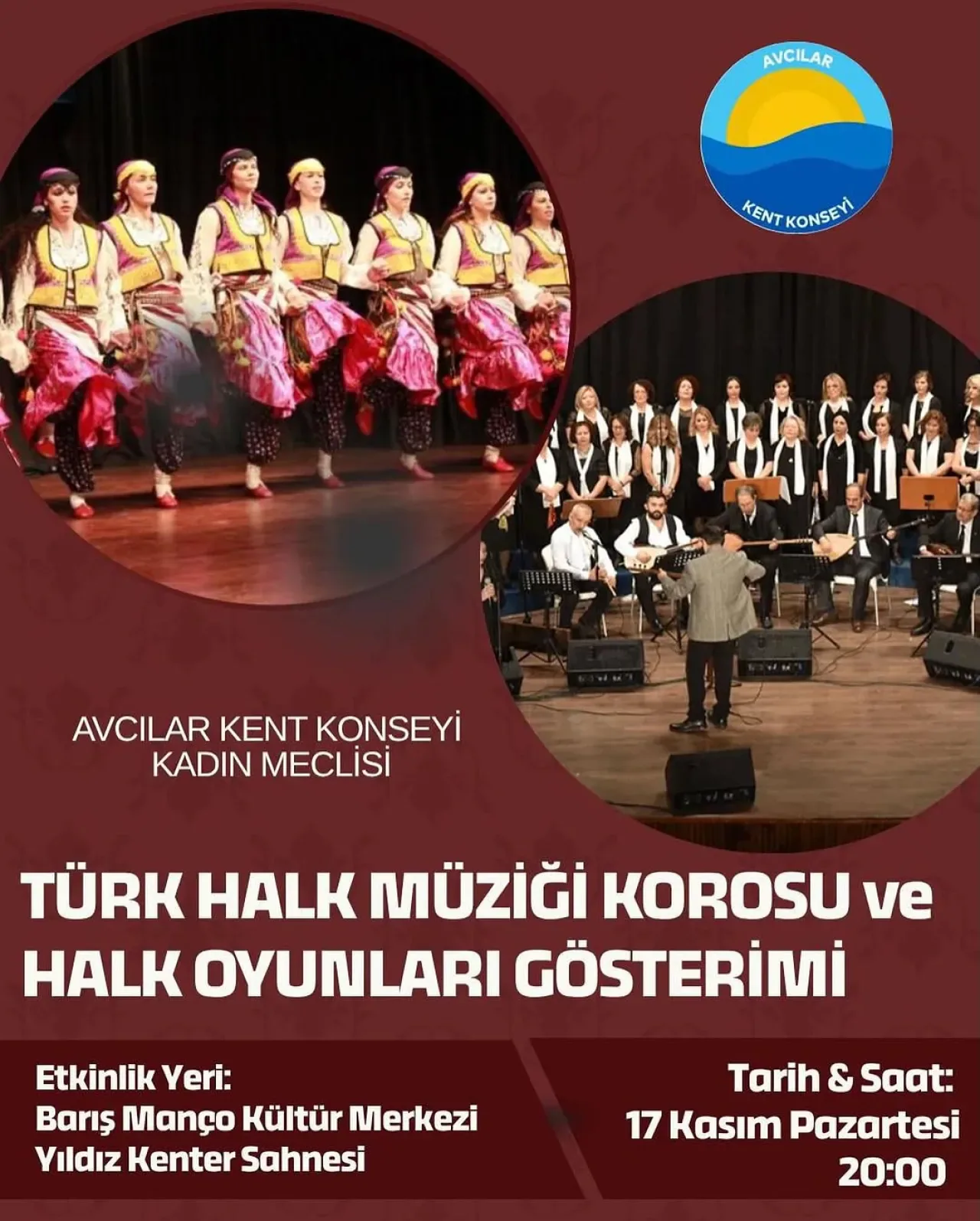 Avcılar'da Kadın Emeğiyle Hazırlanan Müzik Dinletisi ve Halk Oyunları Gösterisi Avcılar'da Kadın Emeğiyle Hazırlanan Müzik Dinletisi ve Halk Oyunları Gösterisi