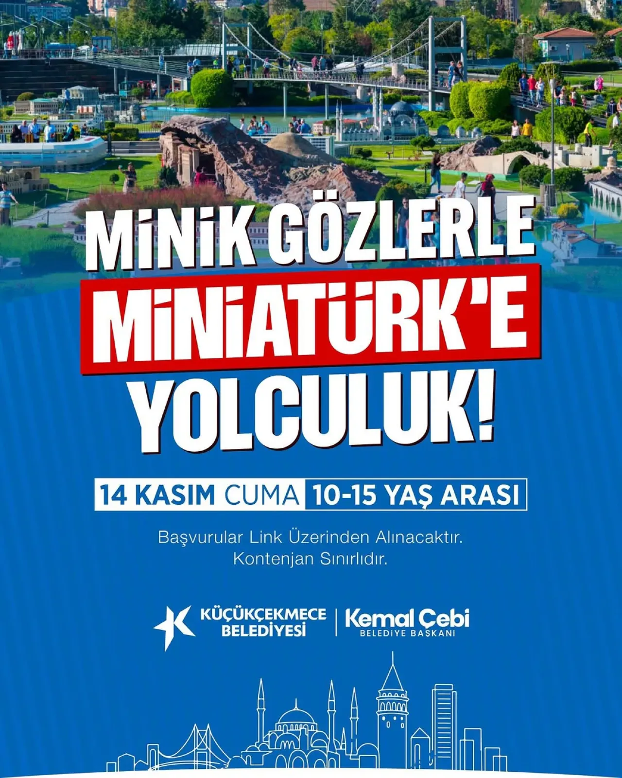 Küçükçekmece Belediyesi, Çocukları Miniatürk'te Tarih ve Mimariyle Buluşturuyor Küçükçekmece Belediyesi, Çocukları Miniatürk'te Tarih ve Mimariyle Buluşturuyor