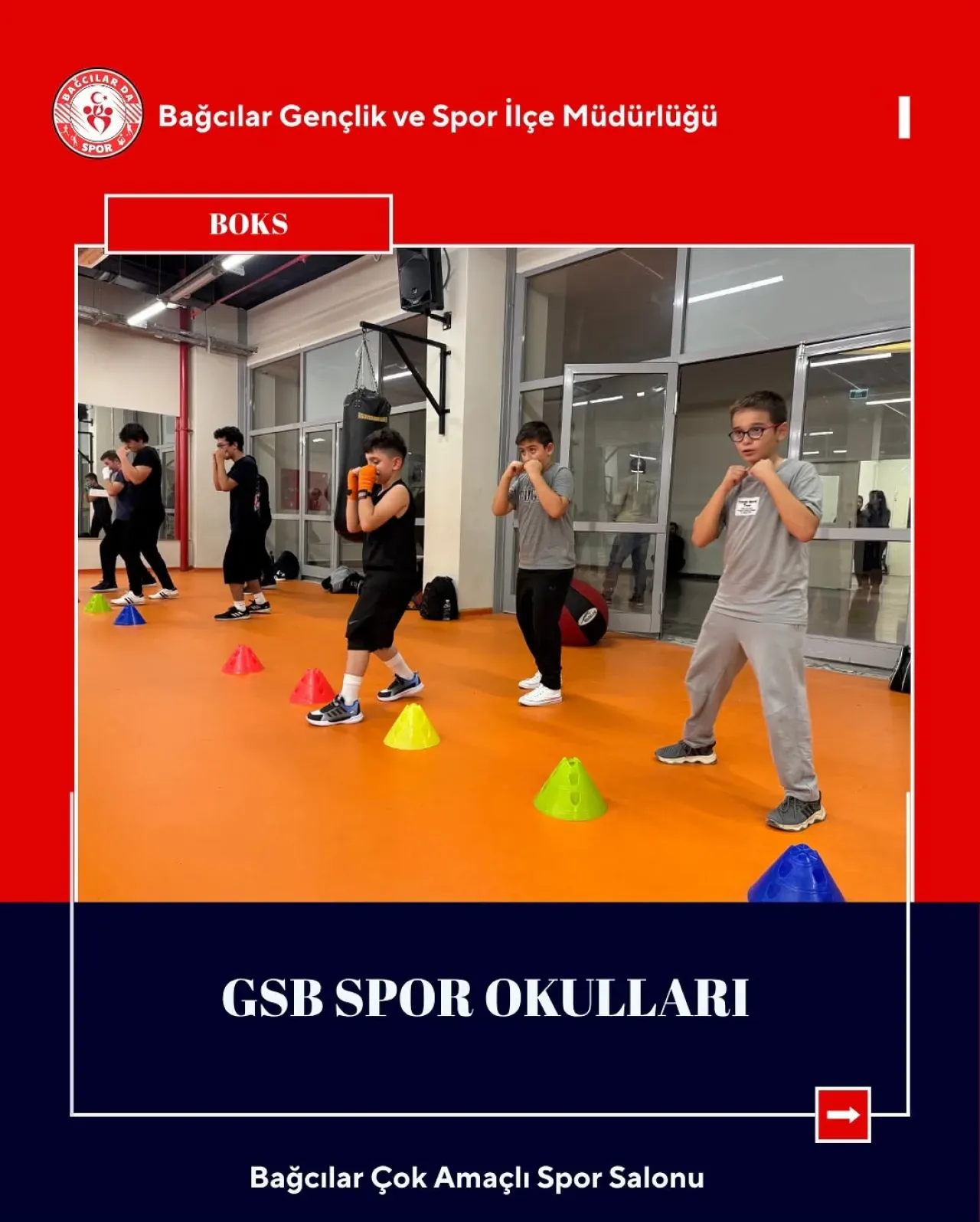 Bağcılar'da GSB Spor Okulları ile Gençlere Boks Eğitimi Bağcılar'da GSB Spor Okulları ile Gençlere Boks Eğitimi