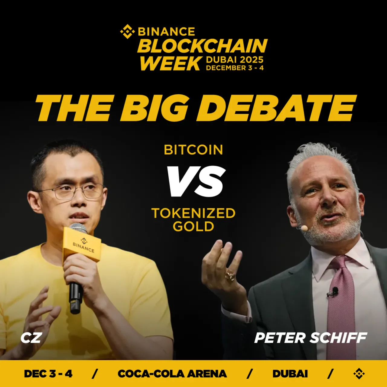 Binance Blockchain Haftası'nda Bitcoin ile Tokenize Altın Rekabeti Binance Blockchain Haftası'nda Bitcoin ile Tokenize Altın Rekabeti