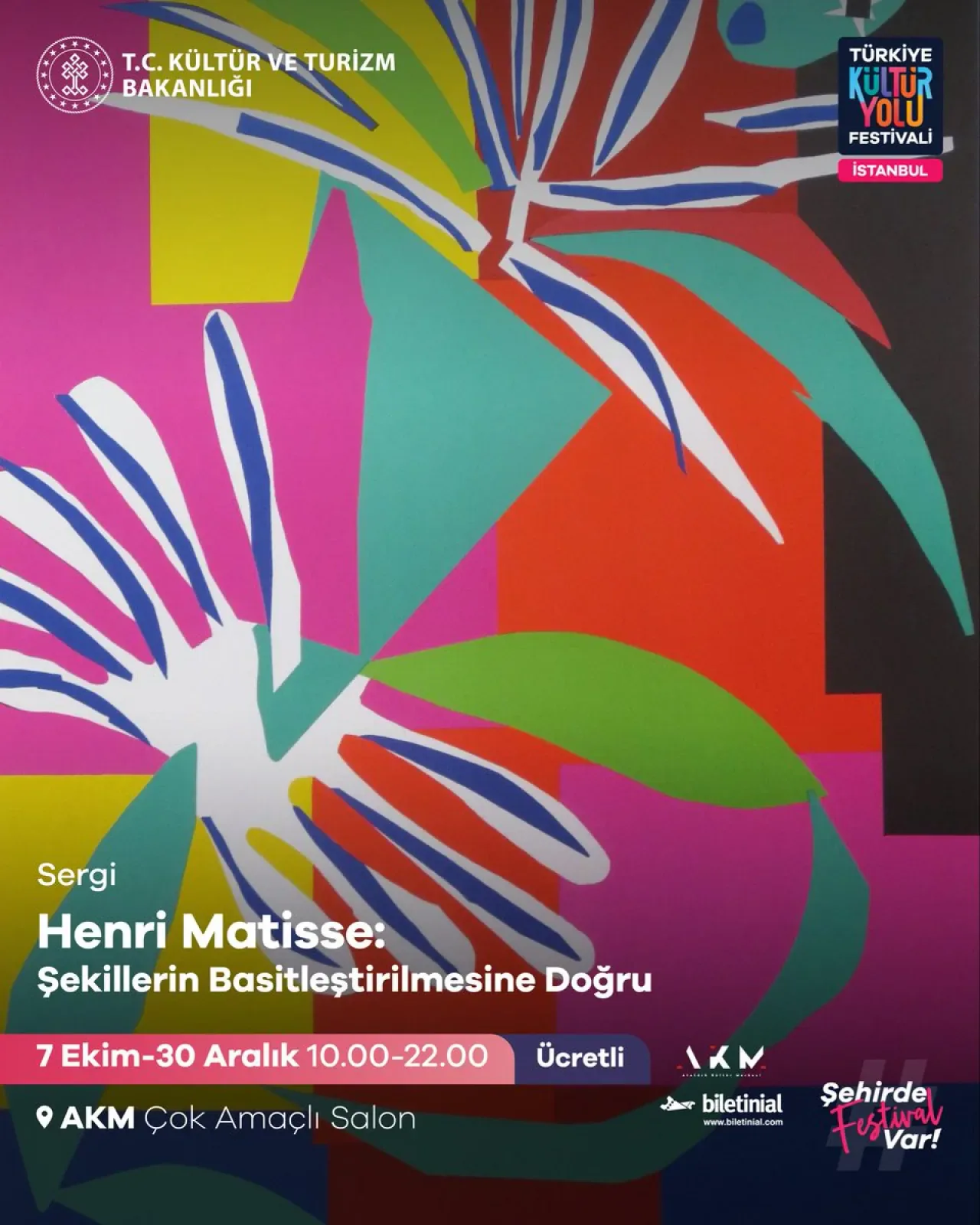 Henri Matisse'in Şekillerin Basitleştirilmesine Doğru Sergisi AKM'de Henri Matisse'in Şekillerin Basitleştirilmesine Doğru Sergisi AKM'de