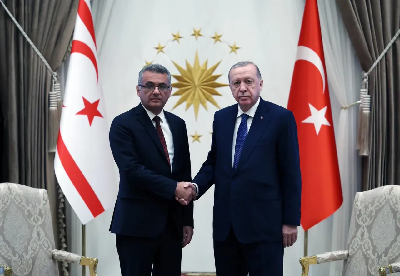 Cumhurbaşkanı Erdoğan ile KKTC Cumhurbaşkanı Erhürman Görüştü Cumhurbaşkanı Erdoğan ile KKTC Cumhurbaşkanı Erhürman Görüştü
