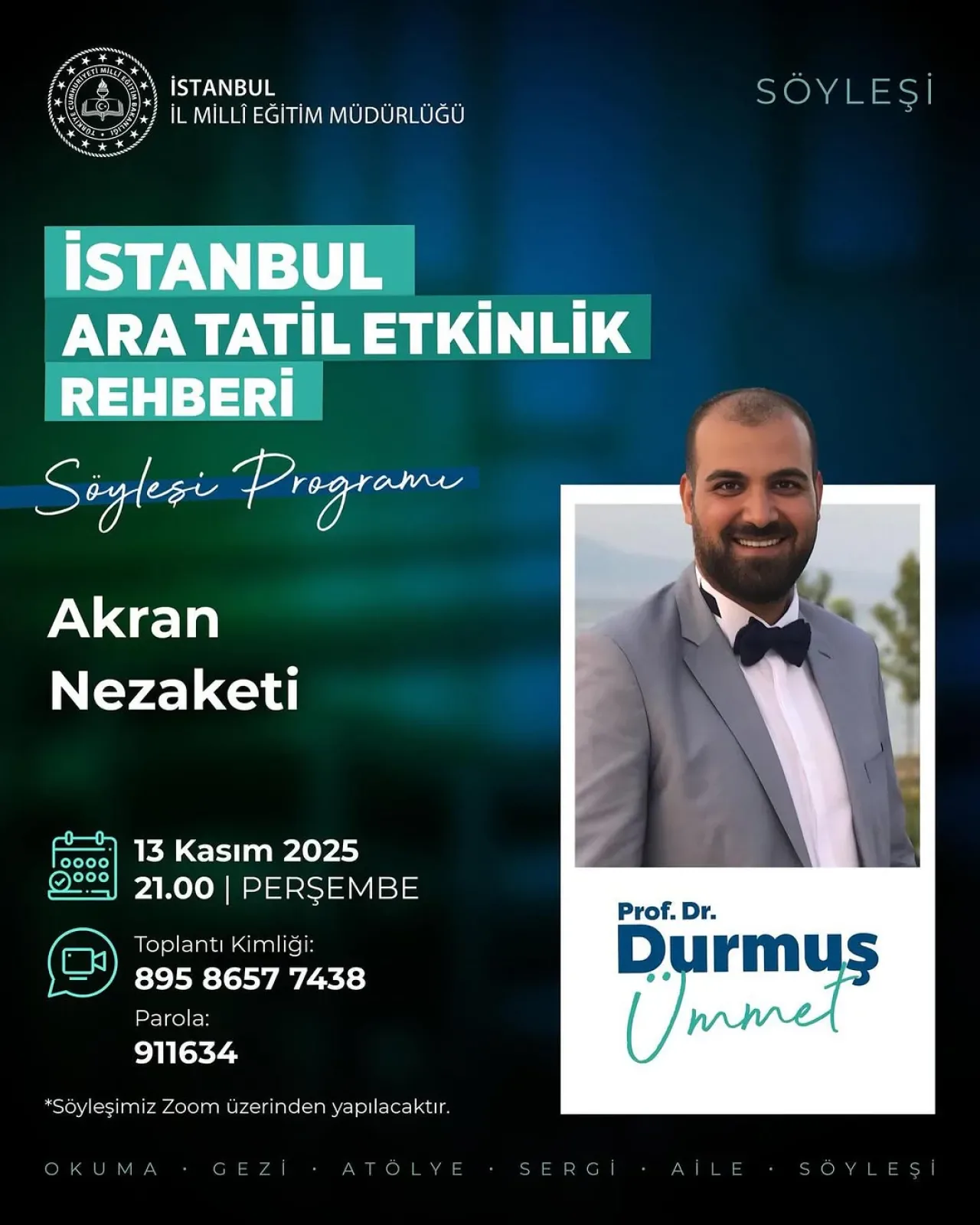 Kâğıthane'de Aileler ve Eğitimciler için "Akran Nezaketi" Söyleşisi Kâğıthane'de Aileler ve Eğitimciler için "Akran Nezaketi" Söyleşisi