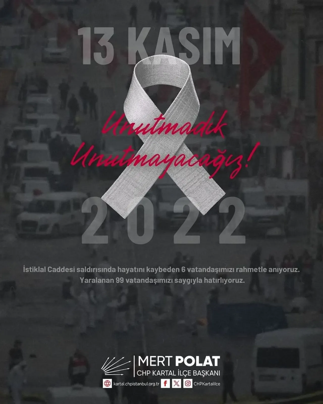 İstiklal Caddesi'nde Hain Saldırının Yıl Dönümü İstiklal Caddesi'nde Hain Saldırının Yıl Dönümü