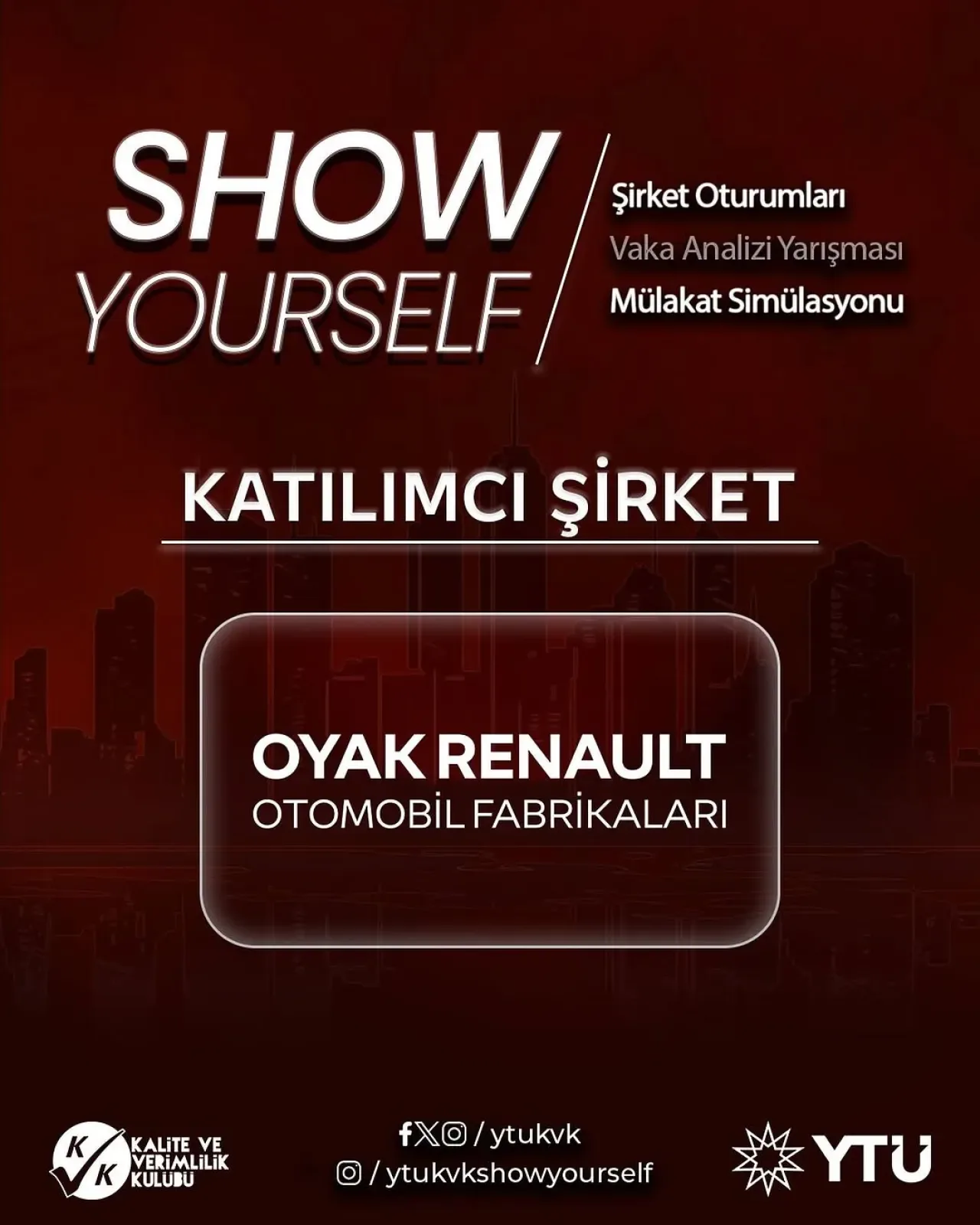 Oyak Renault "Show Yourself" Etkinliği ile Öğrencilere Kariyer Fırsatı Oyak Renault "Show Yourself" Etkinliği ile Öğrencilere Kariyer Fırsatı