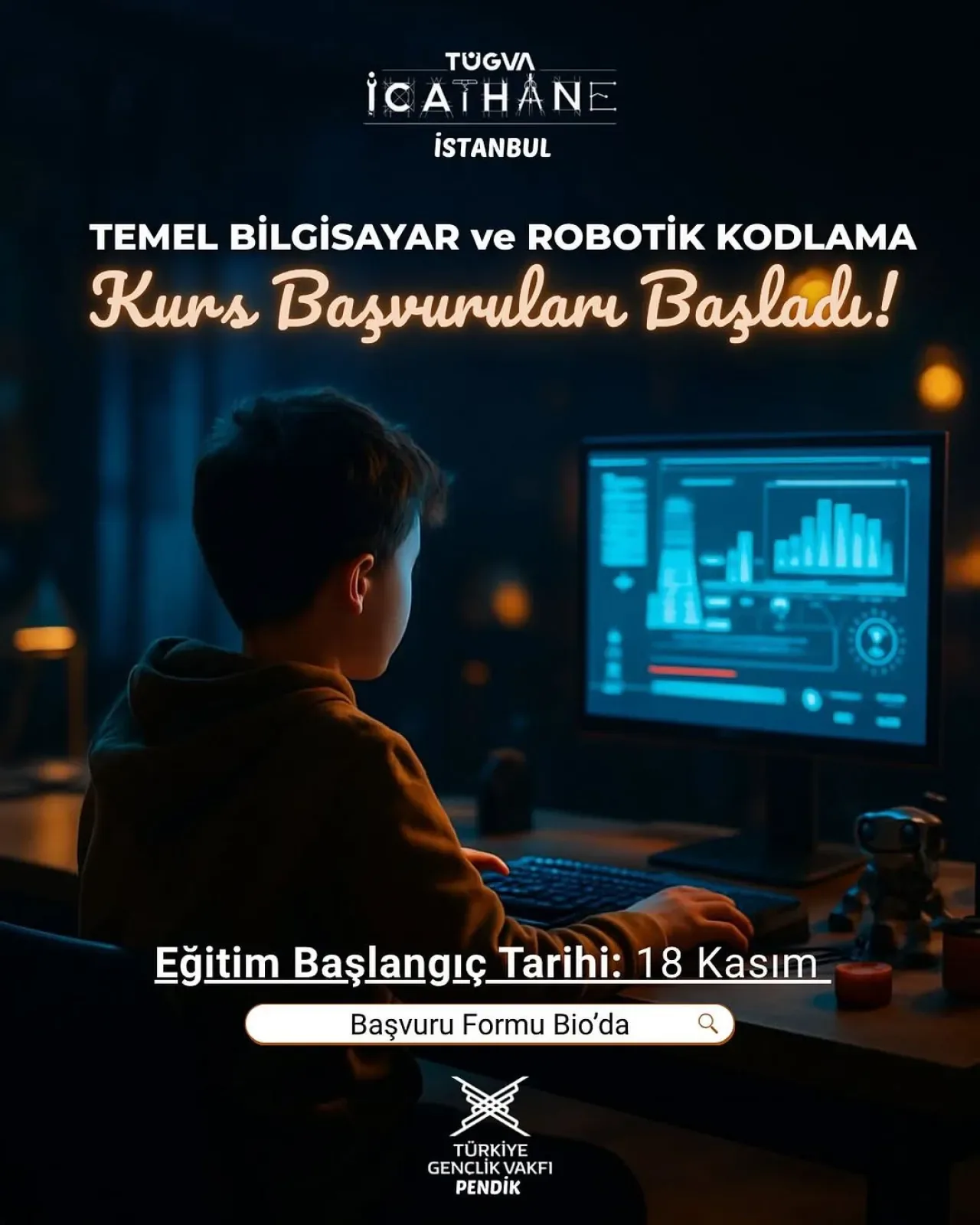 Tügva Pendik, İlkokul ve Ortaokul Öğrencileri İçin Robotik Kodlama Kursu Başlatıyor Tügva Pendik, İlkokul ve Ortaokul Öğrencileri İçin Robotik Kodlama Kursu Başlatıyor