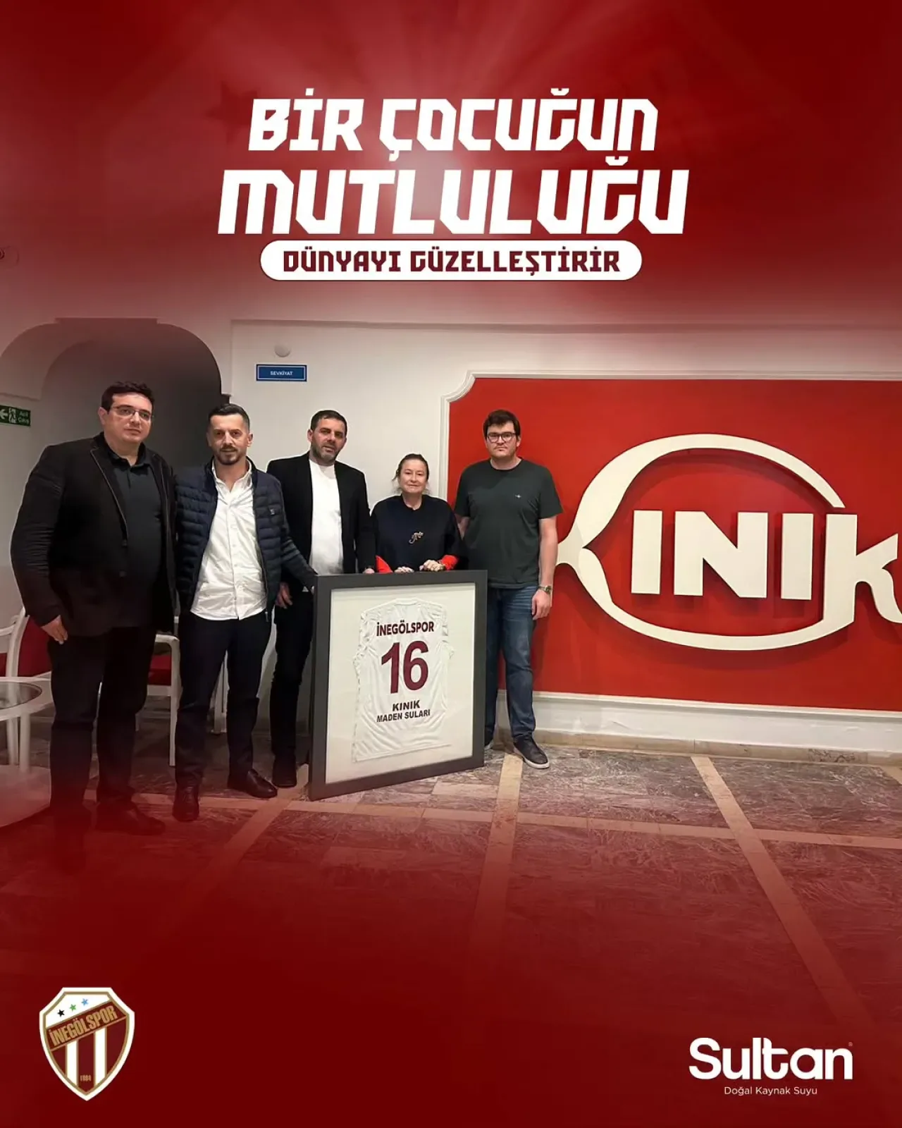Sultan Su İnegölspor'dan Anlamlı Forma Kampanyası Sultan Su İnegölspor'dan Anlamlı Forma Kampanyası