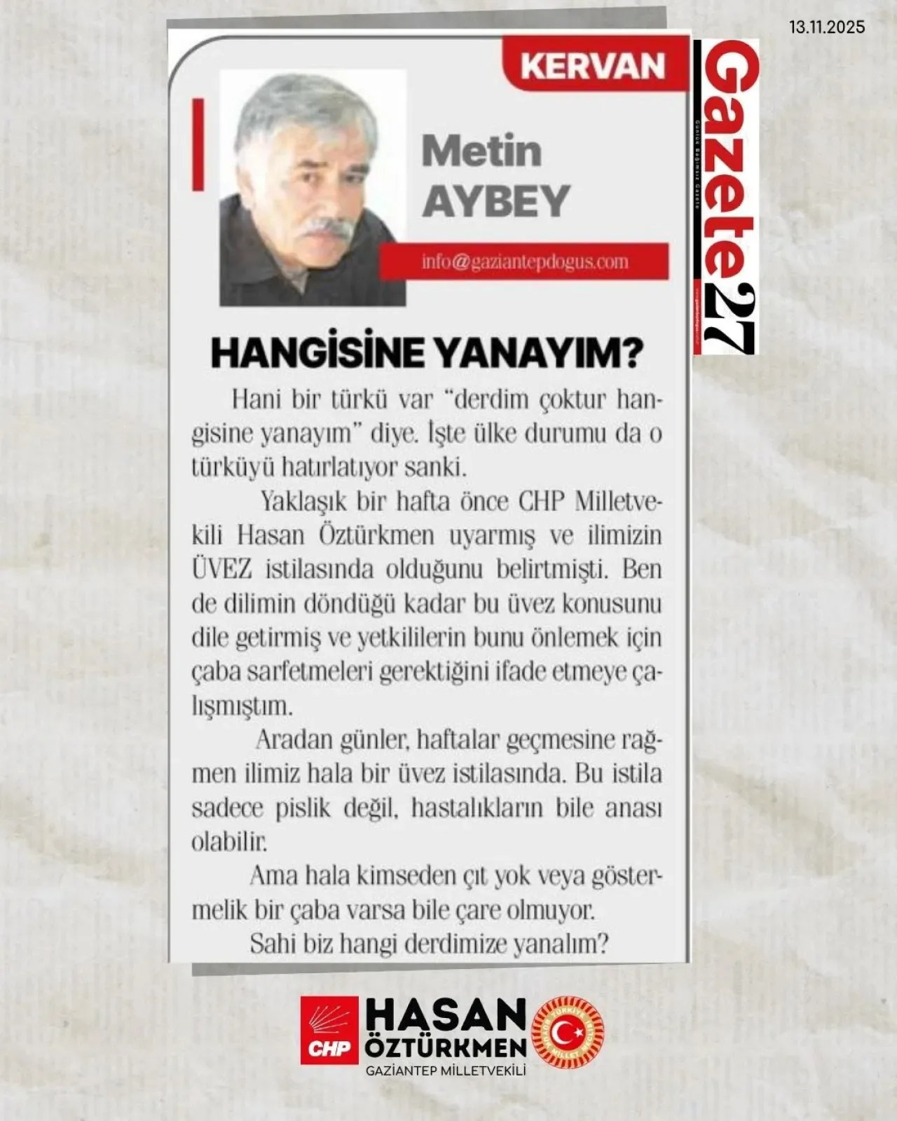 Gaziantep'te Üvez İstilası ve Ekonomik Sıkıntılar Gündemde Gaziantep'te Üvez İstilası ve Ekonomik Sıkıntılar Gündemde