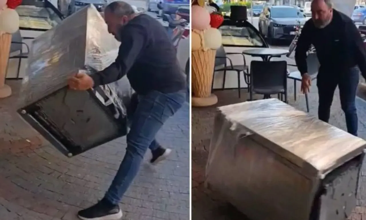 Koçarlı'da Teşhir Ürünü İddiası: Bulaşık Makinesi Mağazanın Önüne Atıldı Koçarlı'da Teşhir Ürünü İddiası: Bulaşık Makinesi Mağazanın Önüne Atıldı