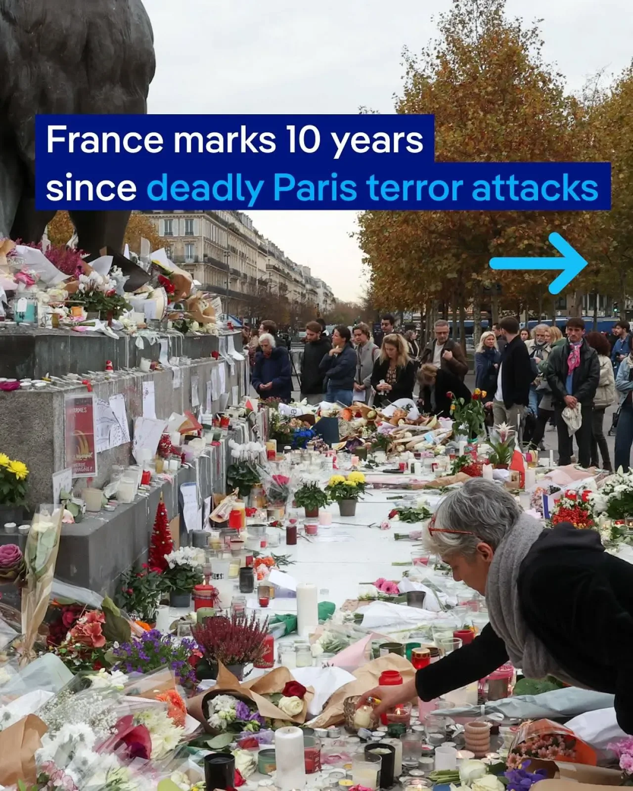 Fransa, 13 Kasım 2015 Paris Terör Saldırılarının 10. Yıl Dönümünde Anma Törenleri Düzenledi Fransa, 13 Kasım 2015 Paris Terör Saldırılarının 10. Yıl Dönümünde Anma Törenleri Düzenledi