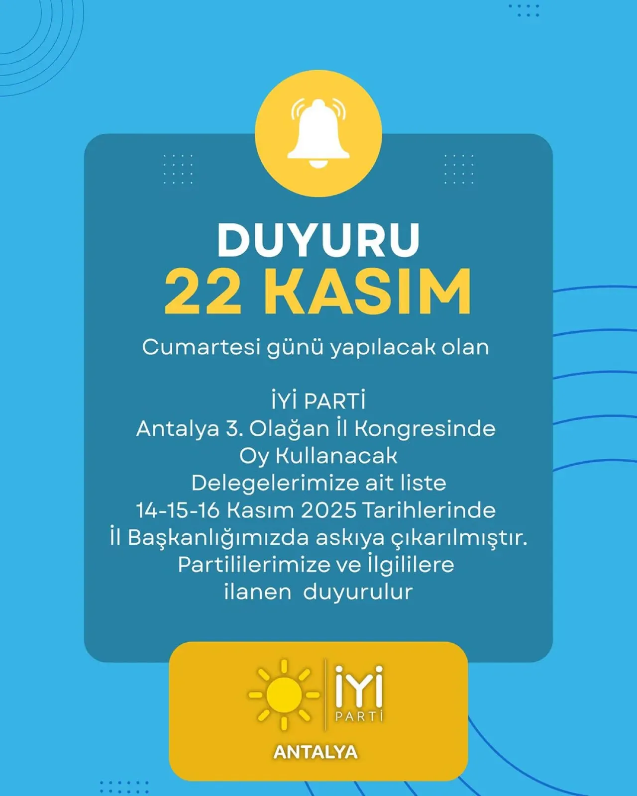 <h1>İYİ Parti'de Antalya'da Meral Akşener Dönemi: Yeni İl Başkanlığına Değişiklik</h1> <h1>İYİ Parti'de Antalya'da Meral Akşener Dönemi: Yeni İl Başkanlığına Değişiklik</h1>