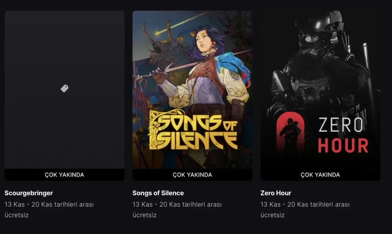 Epic Games Store'un Bu Haftaki Ücretsiz Oyunları Belli Oldu Epic Games Store'un Bu Haftaki Ücretsiz Oyunları Belli Oldu