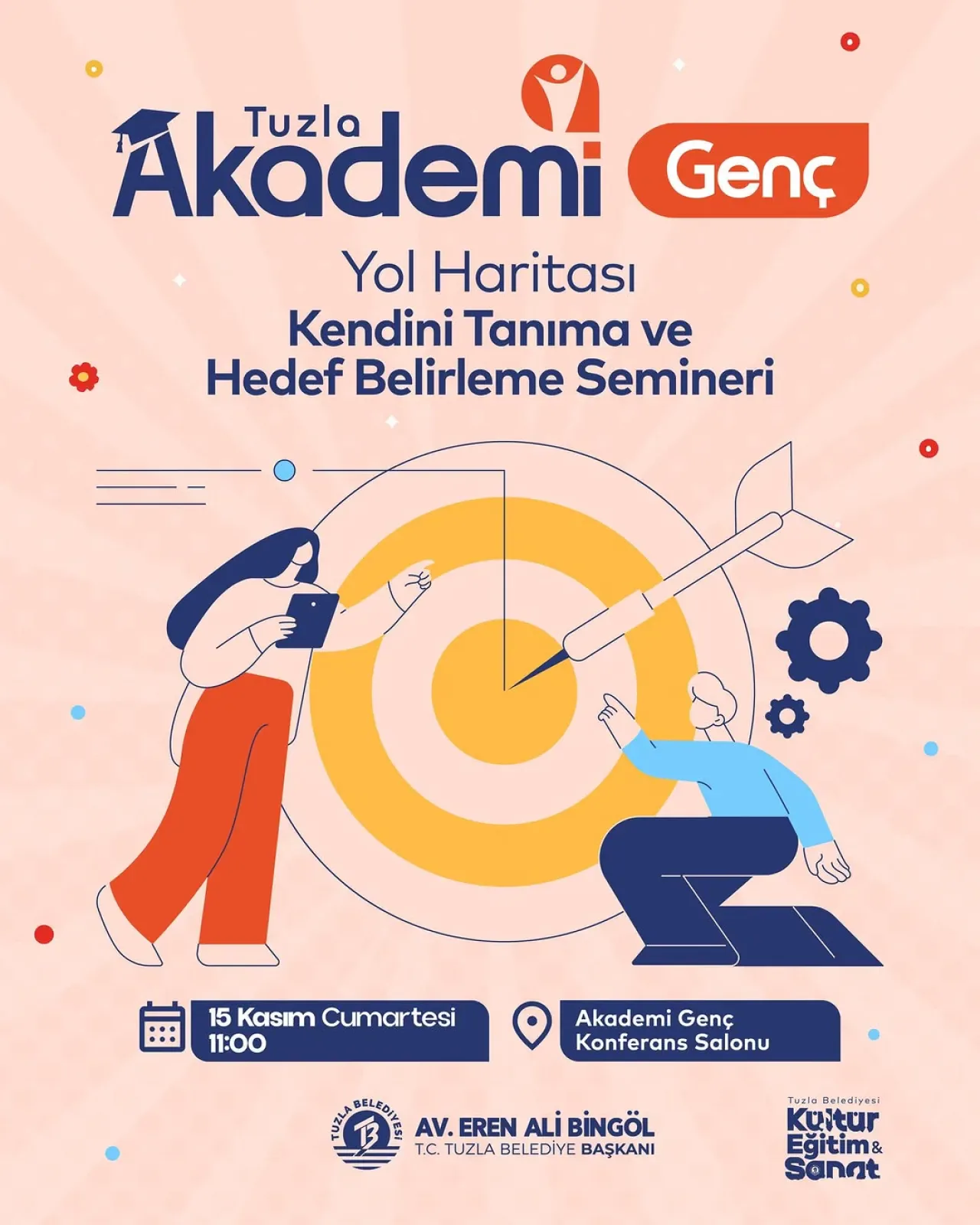 Tuzla'da YKS Öğrencileri için "Kendini Tanıma ve Hedef Belirleme Semineri" Düzenleniyor Tuzla'da YKS Öğrencileri için "Kendini Tanıma ve Hedef Belirleme Semineri" Düzenleniyor
