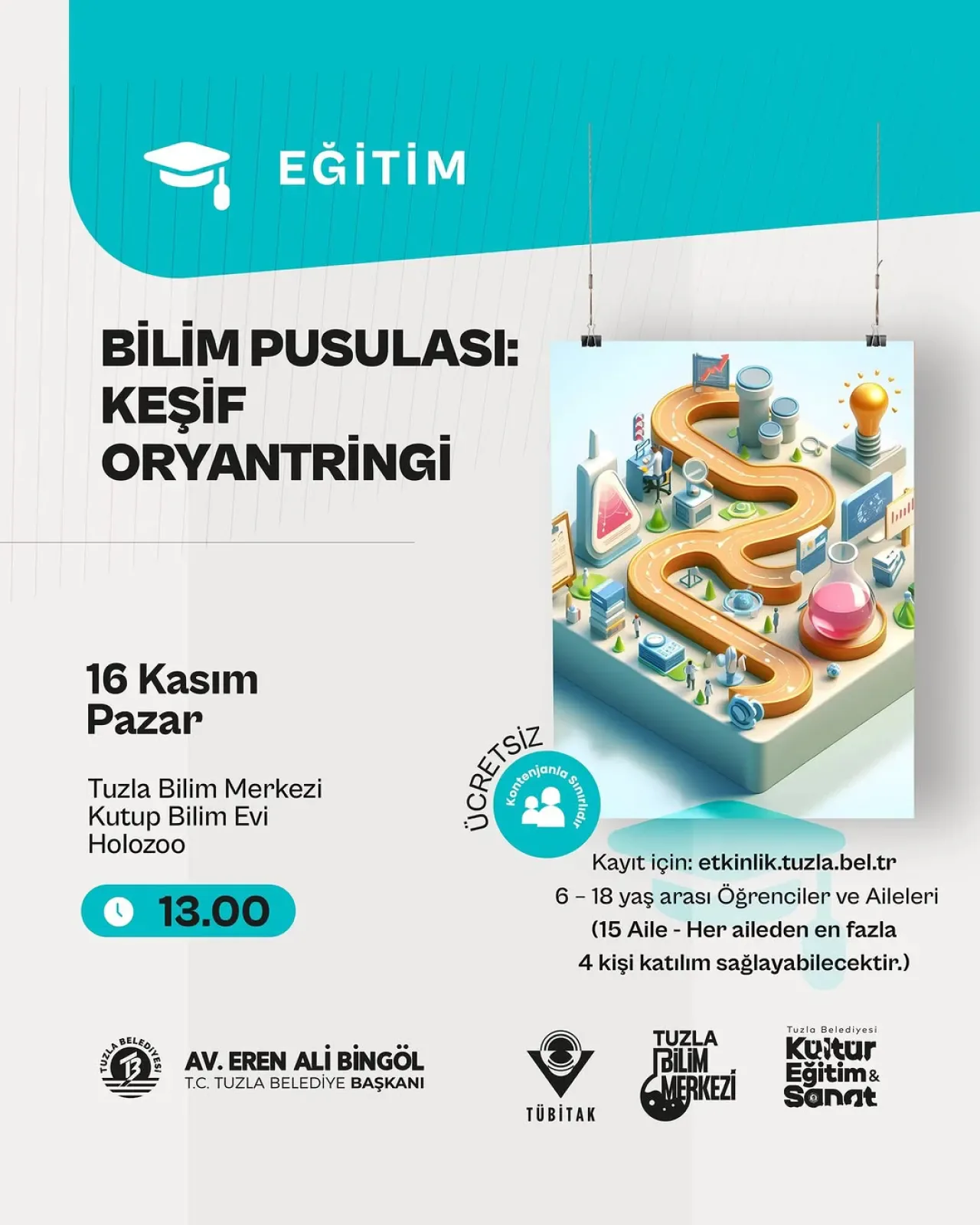 Tuzla'da Bilim ve Macera Bir Arada: Keşif Oryantiringi Etkinliği Tuzla'da Bilim ve Macera Bir Arada: Keşif Oryantiringi Etkinliği