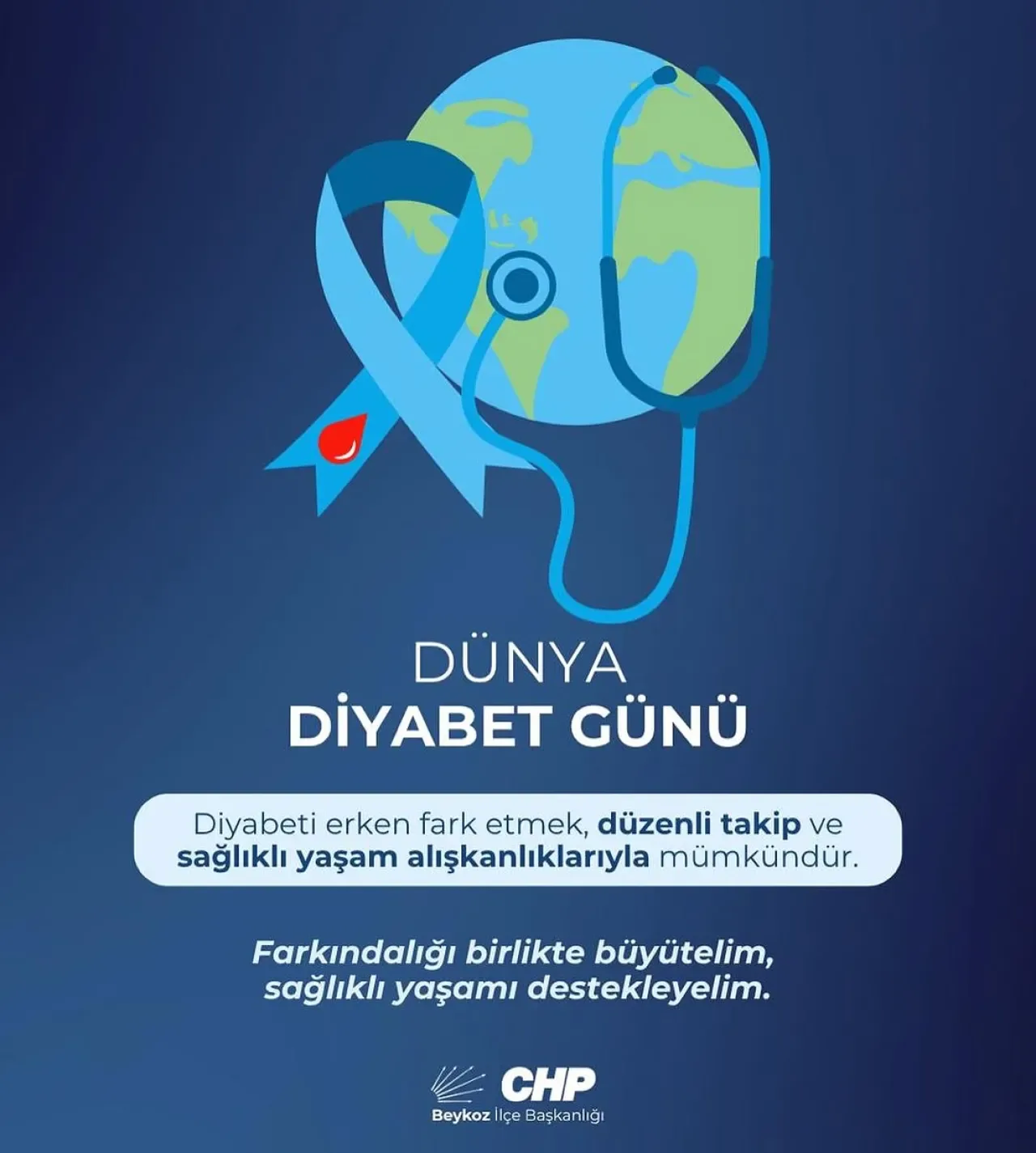 CHP Beykoz'dan 14 Kasım Dünya Diyabet Günü Açıklaması: Eşit ve Nitelikli Sağlık Hakkı Vurgulandı CHP Beykoz'dan 14 Kasım Dünya Diyabet Günü Açıklaması: Eşit ve Nitelikli Sağlık Hakkı Vurgulandı