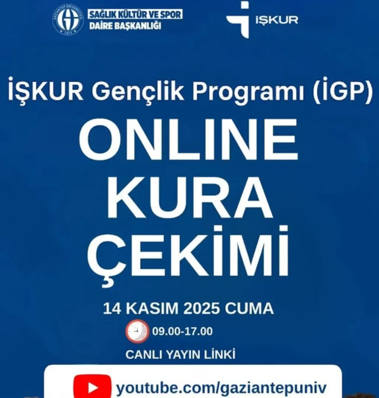 Gaziantep Üniversitesi ve İŞKUR İş Birliğiyle Gençlik Programı Başlıyor Gaziantep Üniversitesi ve İŞKUR İş Birliğiyle Gençlik Programı Başlıyor